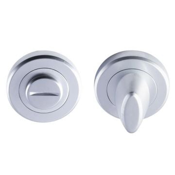 Privacy Turn & Release Chamfered Edge Rose Satin chrome Plate
