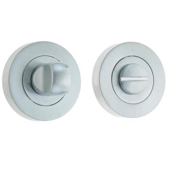 Round Bathroom Privacy Turn & Release 51 mm Satin Chrome Plate