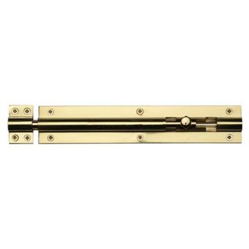 Straight Barrel Bolt 152 x 32 mm (Polished Brass Lacquered)