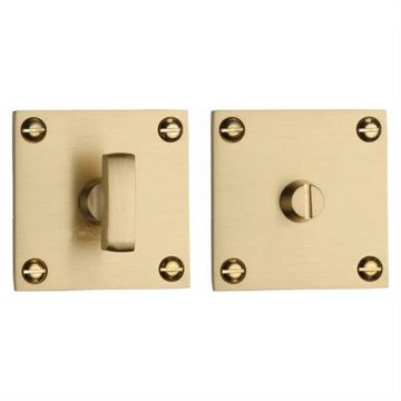 Bauhaus Privacy Turn & Release Satin Brass Lacquered