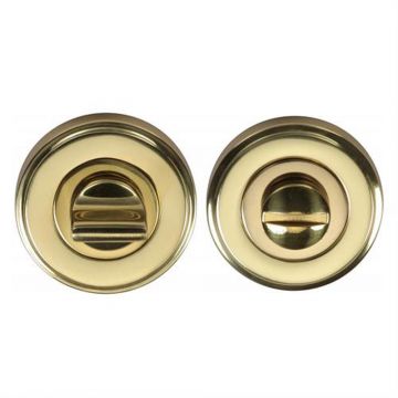 Sophia Bathroom Privacy Turn & Release 50 mm Polished Brass Lacquered