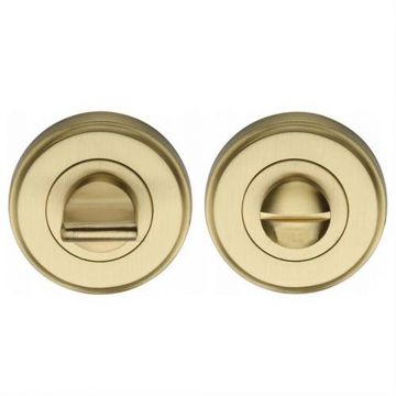 Sophia Bathroom Privacy Turn & Release 50 mm Satin Brass Lacquered