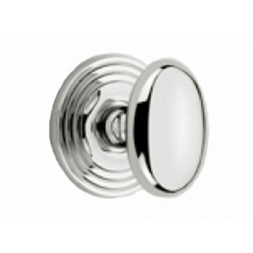 Thumb Turn 32 mm Concealed Reeded Rose Polished Chrome Plate