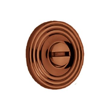 Emergency Coin Release 32mm Concealed Reeded Rose Imitation Bronze Unlacquered