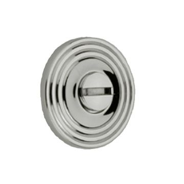 Emergency Coin Release 32mm Concealed Reeded Rose Satin Chrome Plate