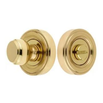Parisian Privacy Turn and Coin Release 40 mm Polished Brass Lacquered