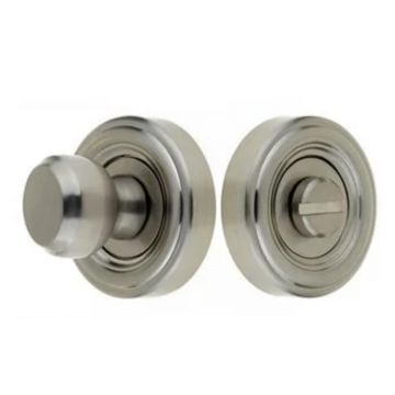 Parisian Privacy Turn and Coin Release 40 mm Satin Nickel Plate