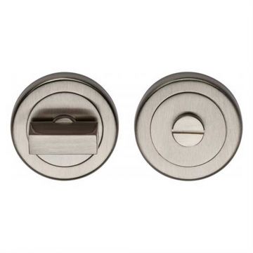 Round Privacy Turn & Release 53 mm Satin Nickel Plate