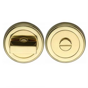 Round Privacy Turn & Release 53 mm Polished Brass Lacquered