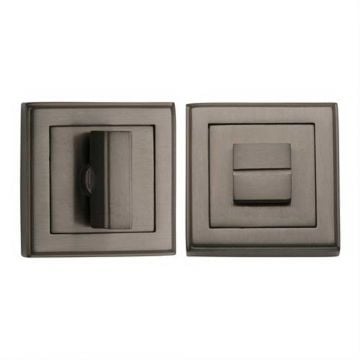 Square Privacy Turn & Release 53 mm Matt Bronze Lacquered