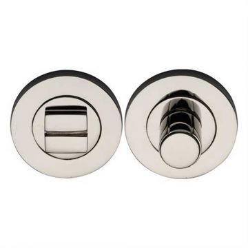 Vilamoura Plain Privacy Thumbturn and Emergency Release 53 mm Polished Nickel Plate