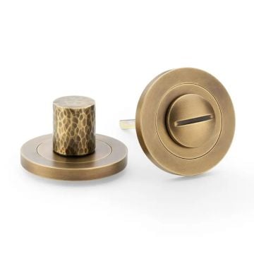 Rosa Privacy Turn and Release Antique Brass Unlacquered