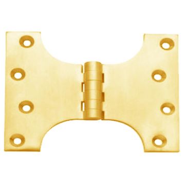 Parliament Hinge 102 x 127 mm Brass Performance Guarantee Polished Brass Lacquered