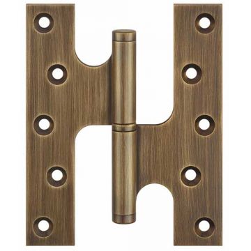 Paumelle Lift Off Hinge Solid Brass 127 x 102 mm ( Antique Brass Unlacquered)