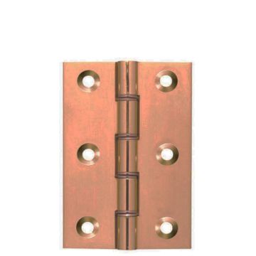Strong Suite Hinge DPBW 75 x 50mm Brass  Antique Brass Unlacquered