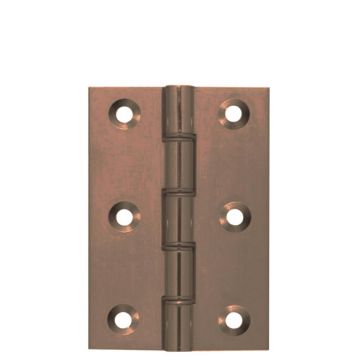 Strong Suite Hinge DPBW 75 x 50mm Brass Imitation Bronze Lacquered