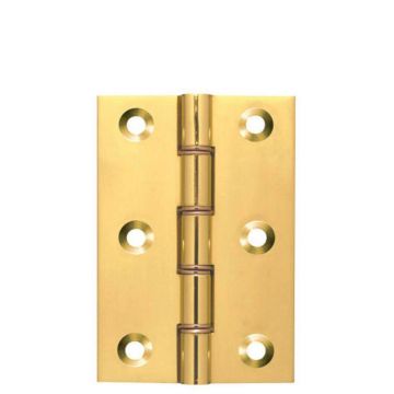 Strong Suite Hinge DPBW 75 x 50mm Brass Solid Drawn Brass
