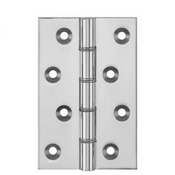 Strong Suite Hinge DPBW 100 x 64mm Satin Chrome Plate
