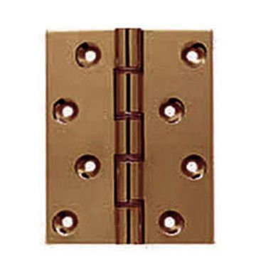 Strong Suite Hinge DPBW 100 x 76mm Brass Imitation Bronze Lacquered