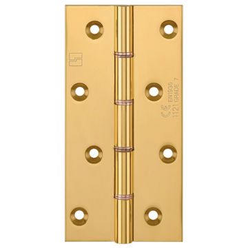 Strong Suite Hinge DPBW 152 x 102mm Brass Solid Drawn Brass
