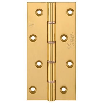 Strong Suite Hinge DPBW 152 x 102mm Solid Drawn Brass
