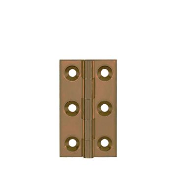 Broad Suite Butt Hinge 51 x 28mm Brass Imitation Bronze Lacquered