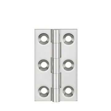Broad Suite Butt Hinge 63 x 35mm Polished Chrome Plate
