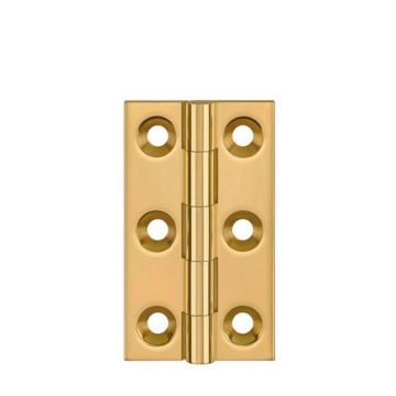 Broad Suite Butt Hinge 63 x 35mm Brass Solid Drawn Brass