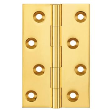 Broad Suite Butt Hinge 100 x 65mm Brass  Polished Brass Unlacquered