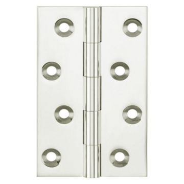 Broad Suite Butt Hinge 100 x 65mm Polished Nickel Plate
