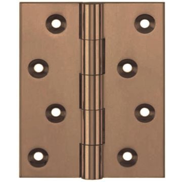 Broad Suite Butt Hinge 100 x 75 mm Brass Imitation Bronze Lacquered