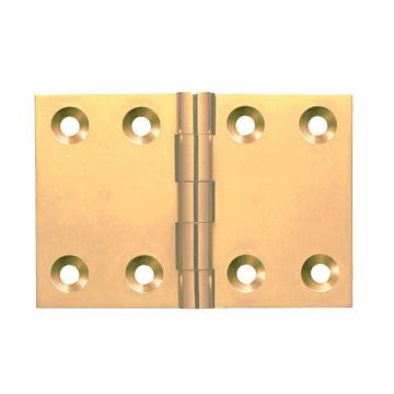 Back Flap Hinge 51 x 76 mm Brass Satin Brass Lacquered