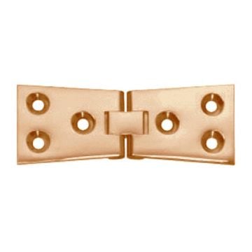 Counterflap Hinge 77 x 26mm Solid Drawn Brass

