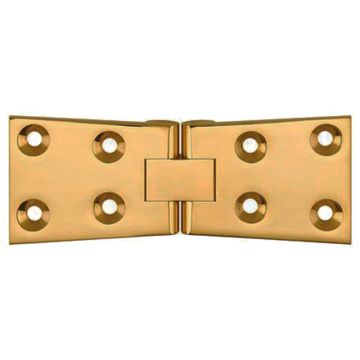 Counterflap Hinge 114 x 38mm Solid Drawn Brass