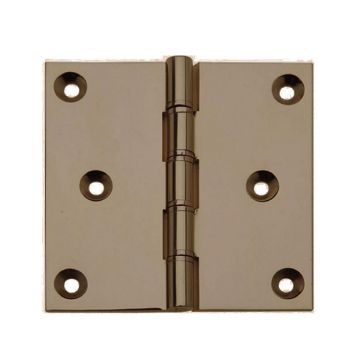 Projection Hinge 76 x 76 mm Brass Performance Guarantee Imitation Bronze Lacquered