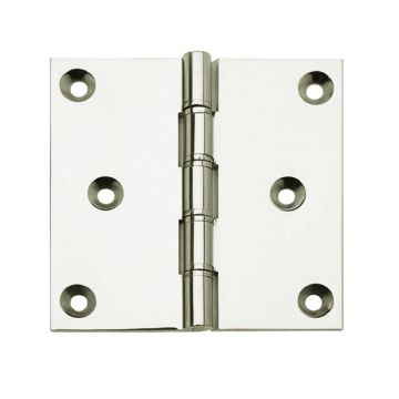 Projection Hinge 76 x 76 mm Brass Performance Guarantee Polished Chrome Plate