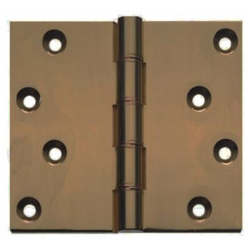 Projection Hinge 102 x 102 mm Brass Performance Guarantee Imitation Bronze Lacquered