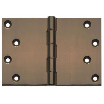 Projection Hinge 102 x 152 mm Brass Performance Guarantee Imitation Bronze Lacquered