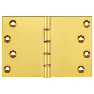 Projection Hinge 102 x 152 mm Brass Performance Guarantee Polished Brass Lacquered