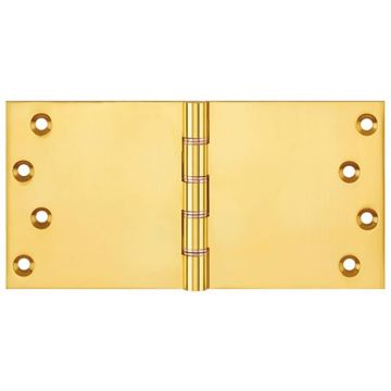 Projection Hinge 102 x 200 mm Brass Performance Guarantee Polished Brass Lacquered