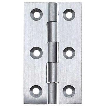 Broad Suite Butt Hinge 64 x 35mm Satin Chrome Plate

