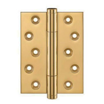 Tritech Hinge 100 x 75mm Concealed Bearing Brass Satin Brass Lacquered