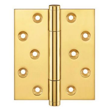 Tritech Hinge 100 x 88mm Concealed Bearing Brass Polished Brass Lacquered