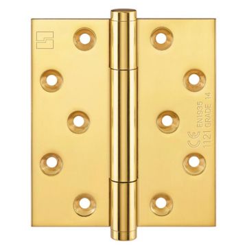 Tritech Hinge 100 x 88mm FR60 Concealed Bearing Brass Polished Brass Lacquered