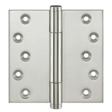 Tritech Projection Hinge 100 x 100mm Concealed Bearing Brass Satin Nickel Plate