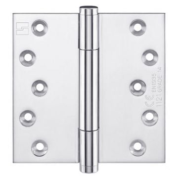 Tritech Hinge 100 x 100mm FR60 Concealed Bearing Brass Polished Chrome Plate