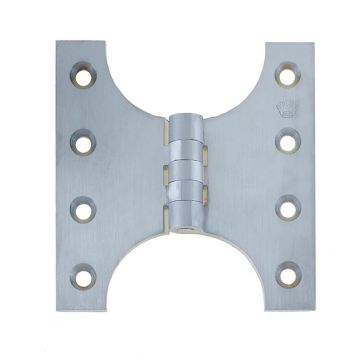 Parliament Hinge 102 x 102 mm Brass Contract Suite Satin Chrome Plate