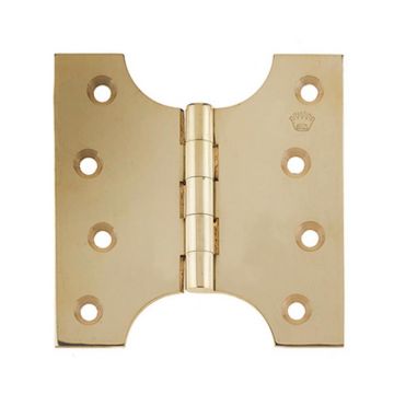 Parliament Hinge 102  x 125 mm Brass Contract Suite Polished Brass Lacquered