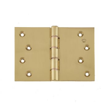 Projection Hinge 102 x 154 mm Brass Contract Suite Polished Brass Lacquered