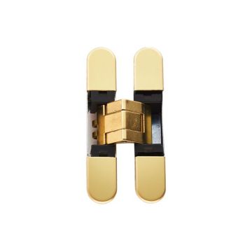CEAM 3D Concealed Cabinet Door Hinge 929 Electro Brass Plated
